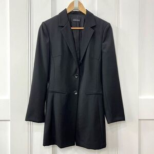 Nico Nico Women’s 42 US 8 Gotham Black 3 Button Blazer Jacket Coat Wool